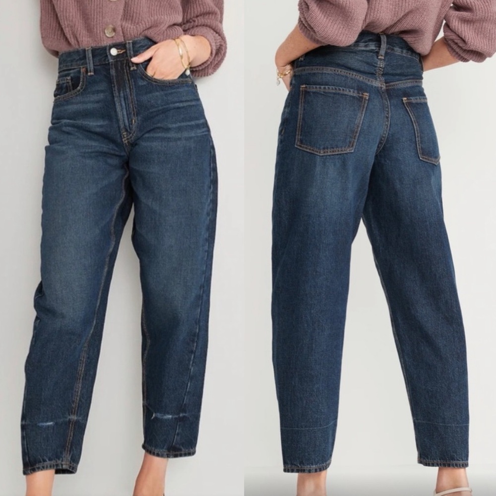 Old Navy high rise balloon Jeans